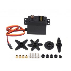 Servomoteur numerique a engrenages metalliques, couple eleve, 15 kg, 4,8-6 V, pour voiture telecommandee 1/10 et 1/8, camion, chenille - Neuf