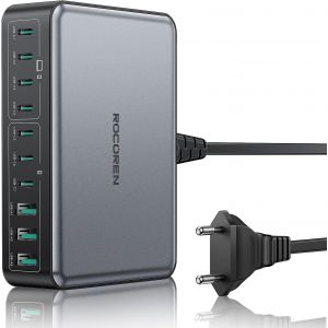 Cmjaagur-Chargeur Usb C 480w, Pd100w Chargeur Usb C Rapide Station De Charge 10-Port Pps Laptop Charger Adapter Charger With Usb-A For Macbook Pro/Air, Iphone,Acer,Lenovo,Galaxy A05s/S25,Pix[M293] - Neuf