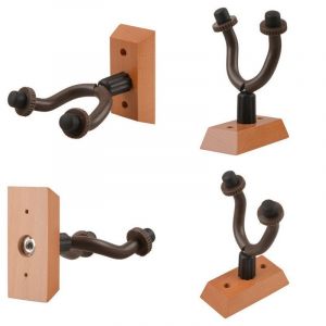 Lot de 4 crochets muraux pour guitare, ukulélé classique, pipa, court, ethnique, accessoires de guitare avec vis - Neuf