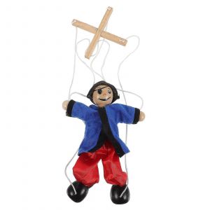 Marionnette pirate Marionnette String Bois Pirate String Marionnette Spectacle de marionnettes Jouet Pirate interactif Jouet - Neuf