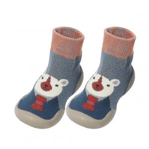 Baby Girl Boy Toddler Anti-Slip Pantoufles Chaudes Chaussettes Chaussures En Coton Pour La Maison D'hiver - Neuf