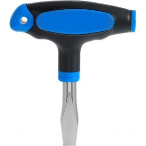 ERYI-Tournevis À Tête Plate Avec Poignée En T - Kit De Tournevis Ergonomique À Tête Plate Courte - Outils De Montage Avec Poignée En Plastique Pour Vis À Fente, 10 Mm - Neuf