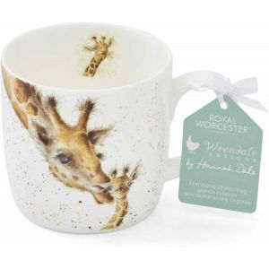 Eryi-Home & Gifts Mmmk5629-Xs Mug Premier Baiser (Girafe), Porcelaine Anglaise, Multicolore, 8,5 X 8,4 X 8 Cm, 325,3 Ml - Neuf