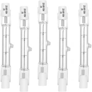 Dimmable Ampoule Eco Halogène R7s 78mm,120w=150w, 230v 1500lm Blanc Chaud T3 J78 Projecteur Halogène Linéaire Pour L¿Éclairage De Pay , Sécurité, Lampadaires (Paquet De 5) - Neuf