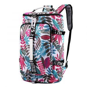 Sac de sport polyvalent &agrave; motif floral, id&eacute;al pour les voyages et la salle de sport - Grande capacit&eacute; avec compartiment pour ordinateur portable - Neuf
