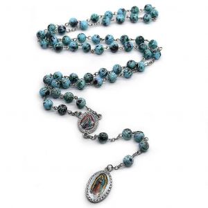 Collier Rosaire Collier Catholique Notre-Dame De Guadalupe Sainte Pendentif Clavicule - Neuf