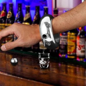 Cruche Bracelet En Acier Inoxydable-100ml Épaissi Design By - Neuf