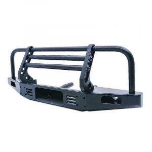 pour TRX4 SCX10 II 90046 90047 Pare-chocs avant en m&eacute;tal 1/10 RC &agrave; chenilles - Neuf