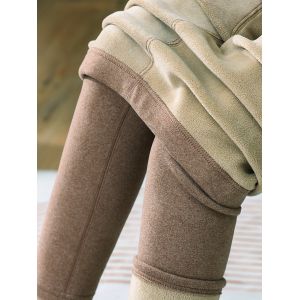 Pantalons Thermiques Doubl&eacute;s &Eacute;pais Pour Automne Et Hiver, Collants Mi-Haute Taille Pour Int&eacute;rieur Et Ext&eacute;rieur, Pantalons Gainants Taille Haute Et Remonte-Fesses Pour Femmes - Neuf