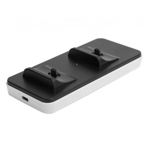 Station De Charge &Agrave; Double Contr&ocirc;leur De Chargeur De Manette De Jeu Sans Fil Avec T&ecirc;te De Conversion De Contact Pour Ps5 - Neuf