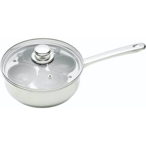 SUBZONAL-Non-Stick Induction-Safe 4-Cup Egg Poacher / Saut&eacute; Pan, 20.5 cm (8"") - Neuf