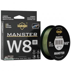 Seaknight Nouveau Monster/Manster W8 Ii 150m 300m 500m 8 Brins Moulage Tresse Ligne De P&ecirc;che 15lb-100lb Ligne Pe Multifilament Lisse.Green.150m 100lb 0.50mm - Neuf