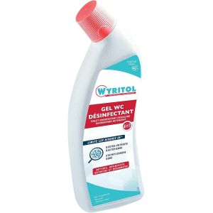 KAL-Gel Wc Désinfectant Surpuissant-Formule 4En1 -Ultra Détartrant -Désodorise Et Parfume -750 Ml-Fabrication Française - Neuf
