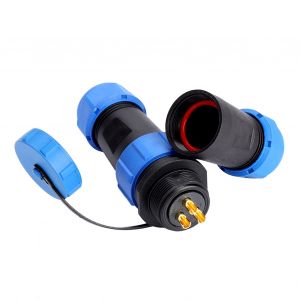 Connecteur de cable d'aviation en plastique etanche SP21 IP68 3 broches (3 broches) - Neuf