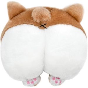 Trahoo-Oreiller De Cou Pour Voiture Mignon, Corgi Mignon Oreiller De Voyage, Coussin En Coton Pour Appuie-Tête, Oreiller Doux Pour Appuie-Tête - Neuf