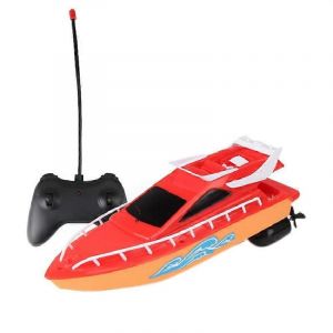 Bateau RC &eacute;lectrique &eacute;tanche mod&egrave;le bateau voilier jouets pour enfants rouge - Neuf