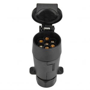 Connecteur de fil d'adaptateur de prise de prise de remorque de voiture à 7 broches pour le remorquage de barre d'attelage de caravane 12V - Neuf