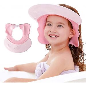Baby Shower Capuchon De Bain Visi&egrave;re R&eacute;glable Lavage Des Cheveux Shampooing Eye Shield Aides - Neuf