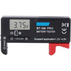 BT&iquest;168PRO Testeur de Pile Num&eacute;rique pour Pile CRLR44 L736 6F22 9V AAA AA D C 16340 14500 10440 - Neuf