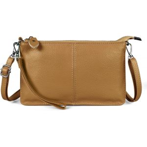 RFCBC-Befen Sac à bandoulière en cuir véritable pour femme avec bandoulière et sangle de poignet - Neuf