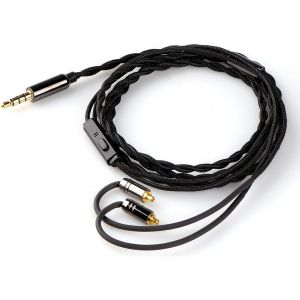 MEVRONISSHOP-Tripowin Zombur C&acirc;ble 4N Haute Puret&eacute; OFC sans Oxyg&egrave;ne HiFi IEM avec Microphone pour C&acirc;ble de Rechange(avec Microphone,MMCX) - Neuf