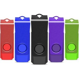 Cle USB 32 Go Lot de 5 Clé USB 2.0 Multicolore Clef USB 32 Go,pour Le Stockage et La Sauvegarde de Données(5 Couleurs) - Neuf