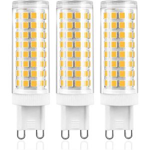 Sjzg-Ampoule G9 Led 10w, &Eacute;quivalent Ampoule Halog&egrave;ne G9 100w, Dimmable 1200lm, 360 Degr&eacute;s, Ac 220v-240v, Lot De 3 (Blanc Naturel 4000k) - Neuf