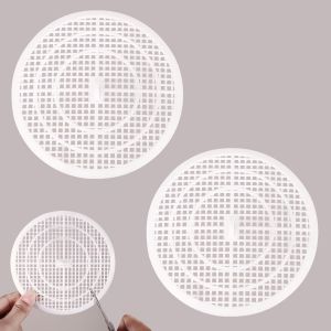 JGD-Lot de 2 Filtres d'&eacute;vier &iquest; Grille d'&eacute;vier &iquest; Filtre &agrave; Cheveux de Douche &iquest; Protecteur de Vidange D&eacute;coupable pour Cuisine, Salle de Bain, Baignoire de Douche (Blanc) - Neuf