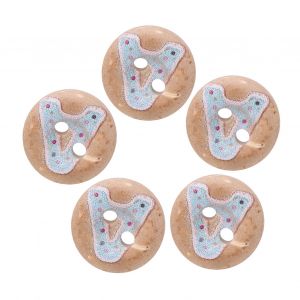 Lot de 100 boutons en coquille de noix de coco naturelle, accessoires de decoration pour vetements d'enfants, 11 mm, 15 mm - Neuf