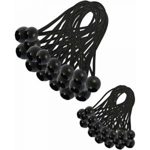 Lot De 30 Tendeurs Élastiques Pour Bâche, Pour Pavillon, Camping, Tente, Rideaux (150 Mm) - Neuf