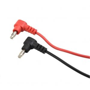 2 pcs multimètre numérique clip fils voltmètre sonde câble de test fil stylo terminaison pour l'outil de test de réparation d'équipement électrique - Neuf