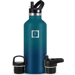 Cantine D'hydratation Pour Camping Et Randonn&eacute;e &iquest; 7,9 L/950 Ml Avec 3 Couvercles &iquest; Bouteille D'eau Isotherme Avec Paille &iquest; Double Paroi En Acier Inoxydable &iquest; Anti-Fuite, Sans Bpa &iquest; Gourde Pour Voyage - Neuf
