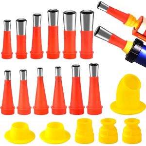 20 Pièces d'Étanchéité de la Buse Kit en Acier Inoxydable Calfeutrage des Buses, le Calfeutrage de la Buse Applicateur Réutilisable en Caoutchouc de Buse Trousse d'outils de Base - Neuf