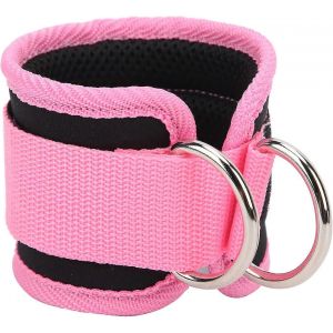 Sangle De Cheville De Machine &Agrave; C&acirc;ble,Ceinture D'entra&icirc;nement De Force Double Anneau D Sangle De Cheville De Fitness - Neuf