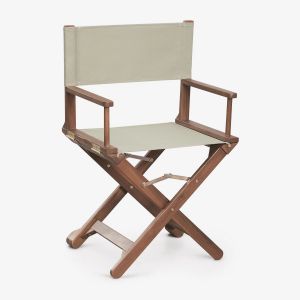 Pack de 2 chaises de r&eacute;alisateur pliantes en bois d'acacia Ridley Vert Kaki - Neuf