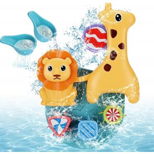 KAL-Jouet De Bain Pour Enfant &Agrave; Partir De 1 An Avec 3 Ventouses - Cadeau Pour Fille Et Gar&ccedil;on - Neuf