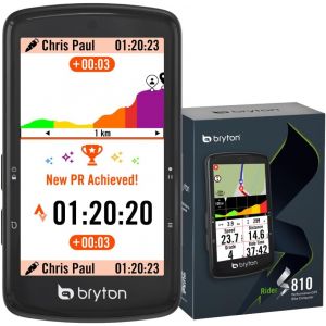 Subzonal-Rider S810 Compteur Gps V&eacute;lo Avec &Eacute;cran Couleur 3,5"" En Verre Incurv&eacute; 2,5d, Autonomie 50 H, Carte Europe Hors Ligne, Naviion Virage Par Virage, Ant+/Ble, Segments Strava Live - Neuf