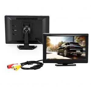 Ecran LCD universel de 5 pouces pour voiture avec support a ventouse - Neuf