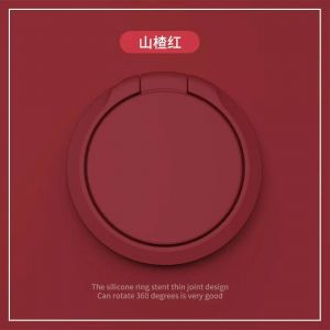 Support De Bague De Doigt Rotatif &Agrave; 360&deg;Pour T&eacute;l&eacute;phone Portable,Support Magn&eacute;tique Pour Voiture,Autocollant Arri&egrave;re Universel-Red- - Neuf