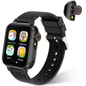 JGD-Montre Connect&eacute;e Enfant 32 Jeux, Montre Intelligente Enfant 1.69"" HD Cam&eacute;ra Musique Vid&eacute;o Podom&egrave;tre Livre Audio R&eacute;veil, Smartwatch Garcon Fille Cadeau pour 4-12 Ans - Neuf