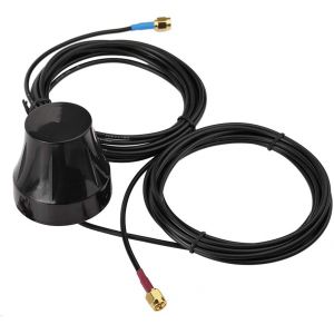 VornixorSarlshop-GPS + 4G LTE Antenne Ext&eacute;rieure avec Support Mural pour Routeurs Industriels, Passerelles IoT et Syst&egrave;mes de Surveillance en Temps R&eacute;el pour Camions, Camping-Cars, Autobus - Neuf