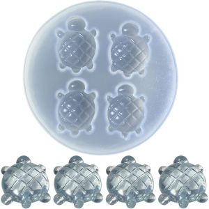 Moules En Silicone En Forme De Tortue Pour Travaux Manuels En R&eacute;sine &Eacute;poxy, Moules En Forme De Tortues Animales, Porte-Cl&eacute;s - Neuf