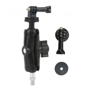 Support de camera de moto M10, support de montage a rotule pour retroviseur de moto pour DJI pour Insta360 pour Hero 10 9 8 7 6 5 - Neuf