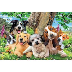 Ayuhr-Peinture Diamant Chien 40x50cm Diamond Painting Chien Bichon Canevas Diamant Chien Bichon Beige Perle Diamant A Coller Chien Diamant Painting Chien Paint Diamond Animaux Peinture Numero Enfant - Neuf