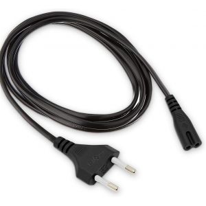 Thef-Câble D'alimentation Universel 2 Pôles, Prise Secteur Eu Type C Vers Prise Double Femelle Type C7 - Pour Tv, Console De Jeux, Lecteur Dvd-Blu-Ray, Ps3, Ps4, Ps5, Xbox U2013 1,80m - Noir - Neuf