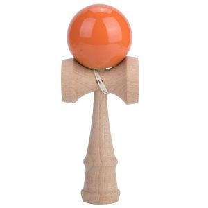 Balle Kendama de couleur pure, jeu de jonglerie habile, jouet traditionnel japonais (orange) - Neuf