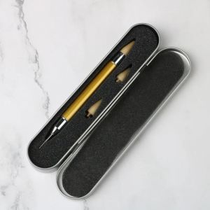 Ore-Ensemble De Stylos À Points Pour Nail Art,À Double Extrémité,Avec 2 Têtes Remplaçées,Perles En Strass,Goujons,Crayon De Cire,Brosse,Outils D'art Des Ongles-G-B359-04- - Neuf