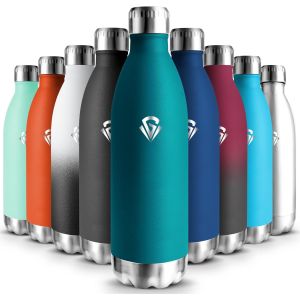 Gourde Isotherme Enfant 500ml, Acier Inoxydable 18/8, Bouteille Isotherme, Sans Bpa, Gourde Enfant, , Water Bottle, Étanche Double Isolation, Bouteille Inox Pour Camping, École, Gym - Neuf