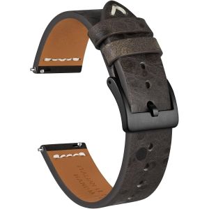 Kal-Bracelets De Montre Antique, Cuir Italien, Bracelets De Remplacement À Libération Rapide Pour Hommes Et Femmes, Largeur De Bande 18 Mm 20 Mm 22 Mm - Neuf