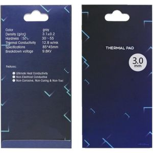 KAL-Pad Thermique 12,8 W/Mk, 85X45X3Mm, Thermal Pad En Silicone Pour Dissipateur Thermique/Gpu/Cpu/Led - Neuf